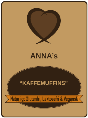 Anna's Kaffemuffins Glutenfri, laktosefri og veganske